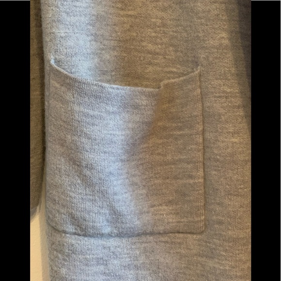 Aritzia Babaton Beekman Soft Grey/White Open Cardigan - Picture 5 of 6